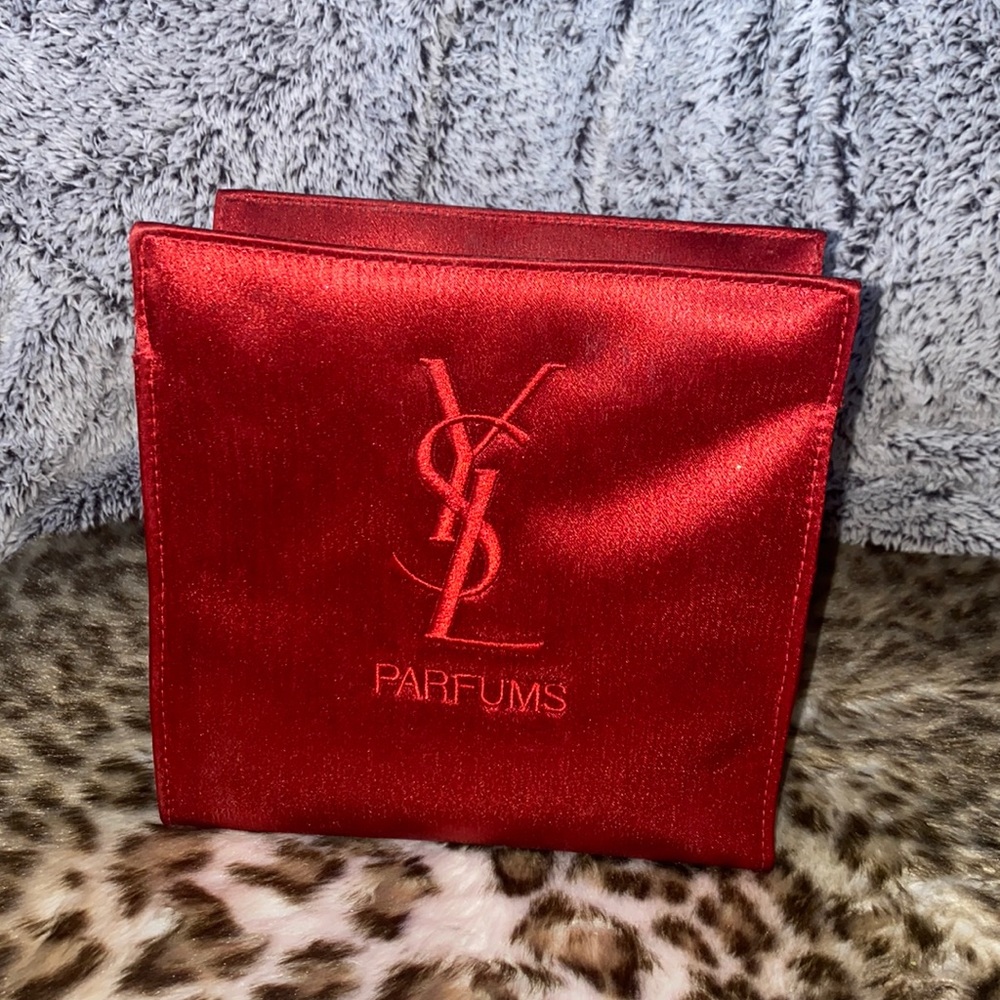 Vintage YSL perfume bag!